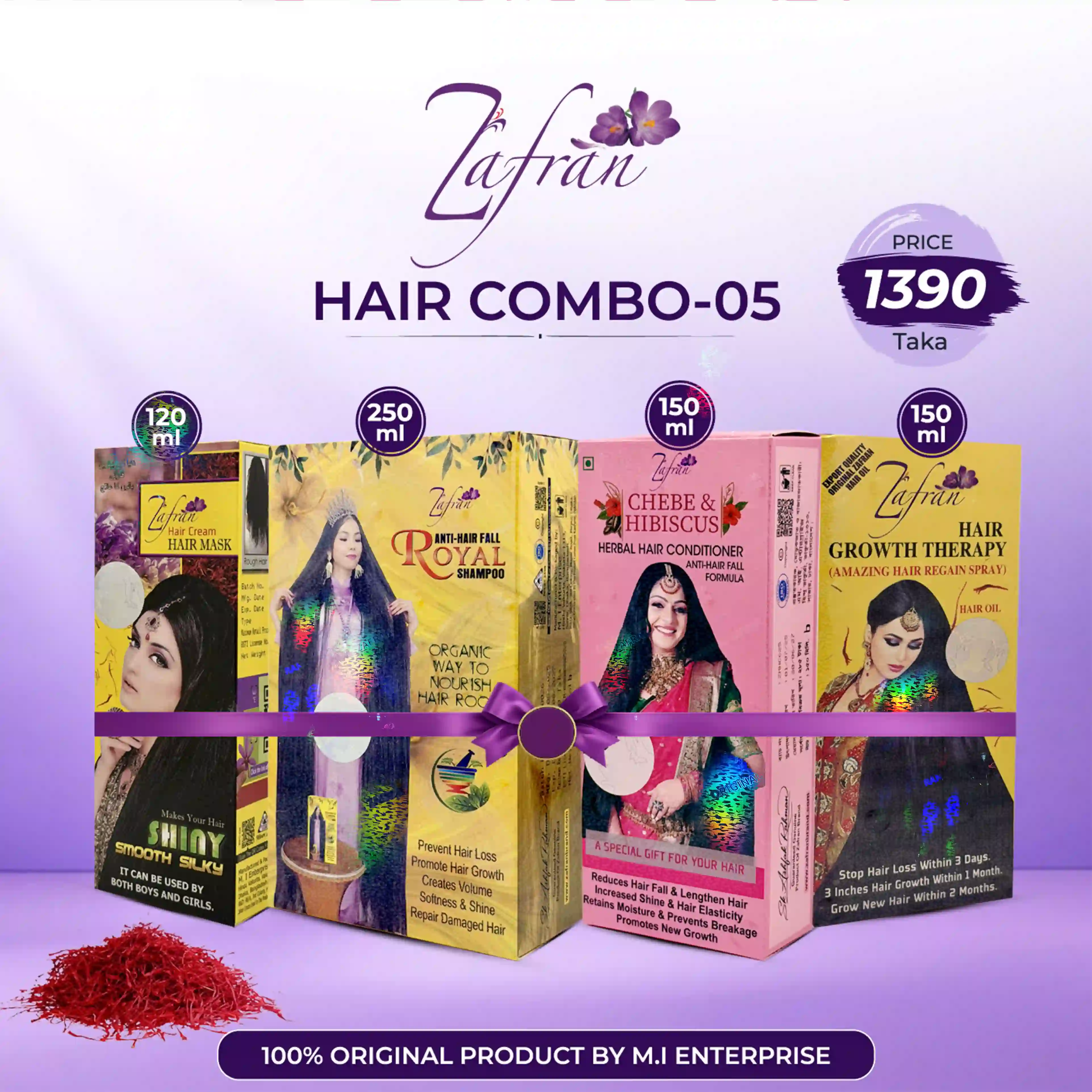 Zafran hair combo 7