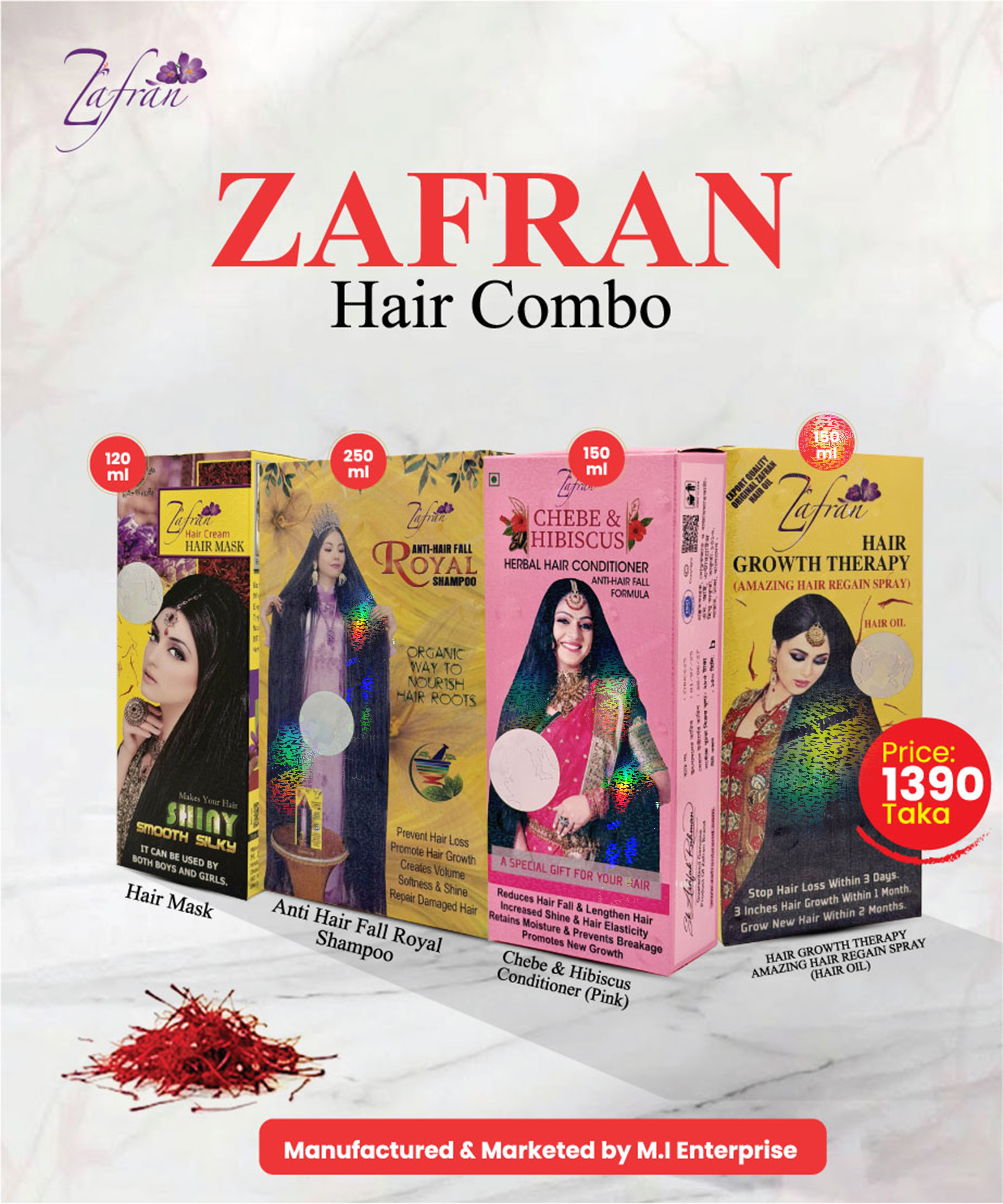 Zafran hair combo 1