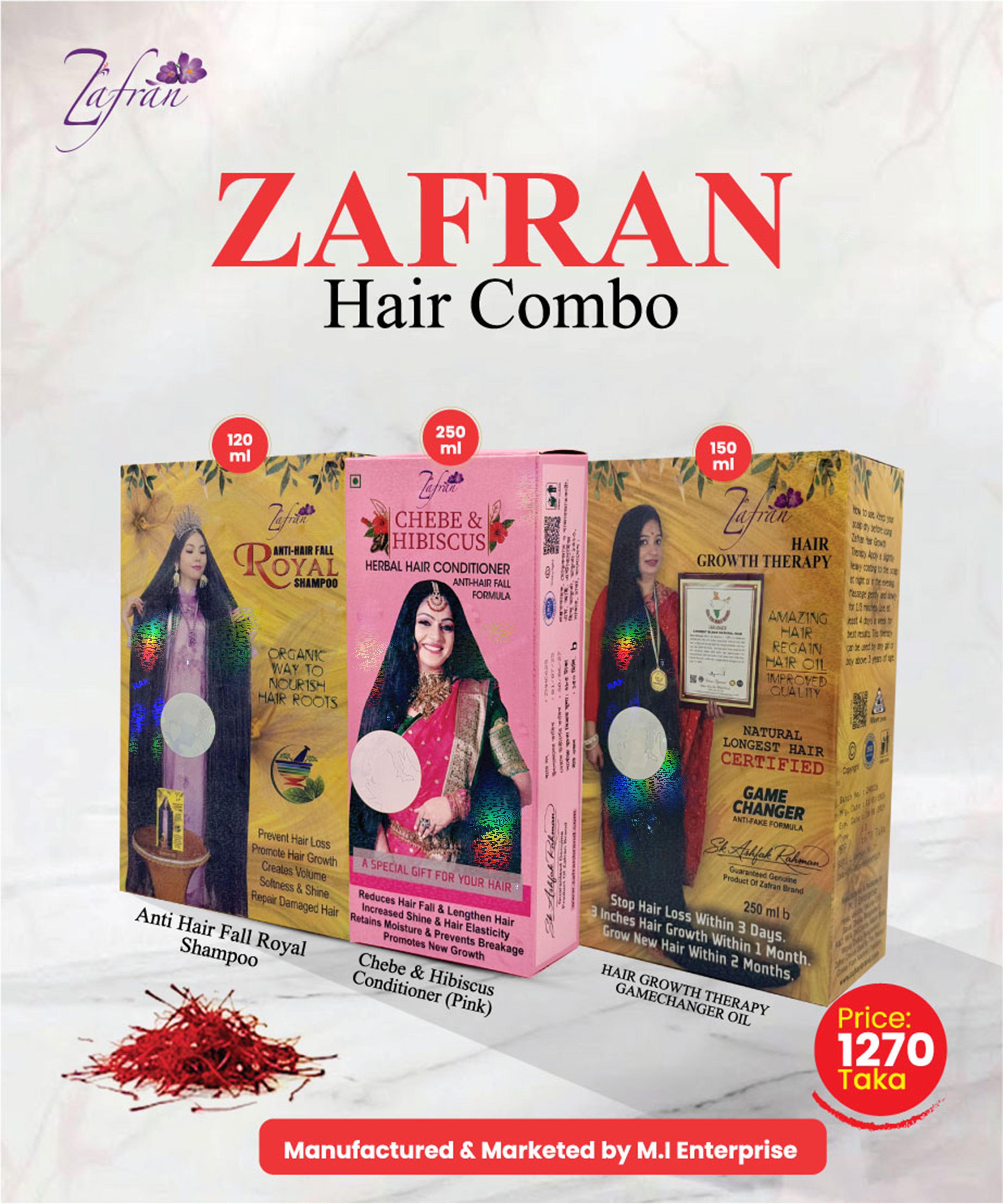 Zafran hair combo 4