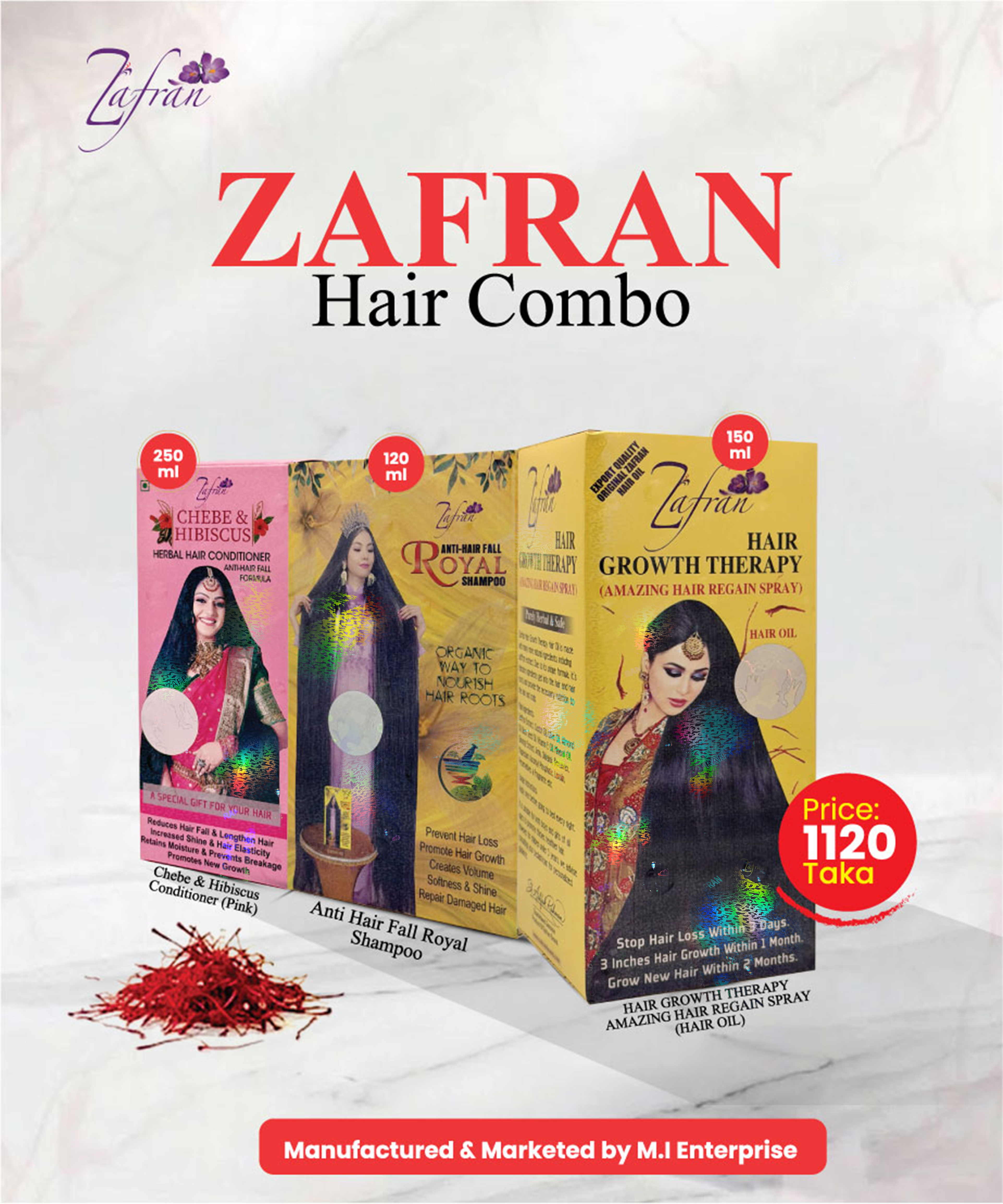 Zafran hair combo 5